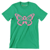 Breast cancer pink butterfly - Breast Cancer Awareness T-Shirt-Green-S-Custom One Express