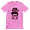 Breast cancer warrior - Breast Cancer Awareness T-Shirt-Pink-S-Custom One Express