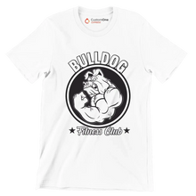 Bulldog Fitness Club - Gym Themed T-Shirt-White-S-Custom One Express