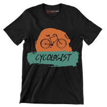 CYCOLOGIST - Bicycle Themed T-Shirt-Black-S-Custom One Express