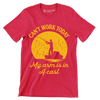 Can_t work today my arm is in a cast - Father’s Day T-Shirt-Red-S-Custom One Express