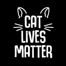 Cat lives matter - Cat Themed T-Shirt-Black-S-Custom One Express