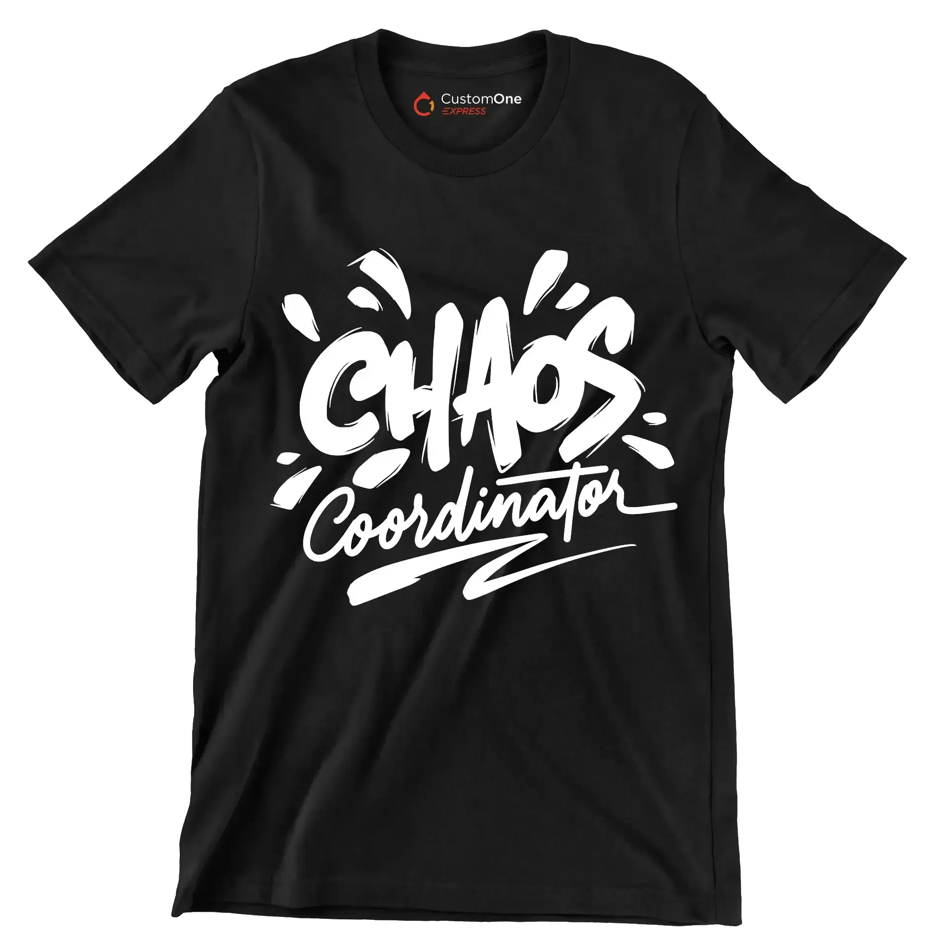 Chaos coordinator - Sarcasm Themed T-Shirt-Black-S-Custom One Express