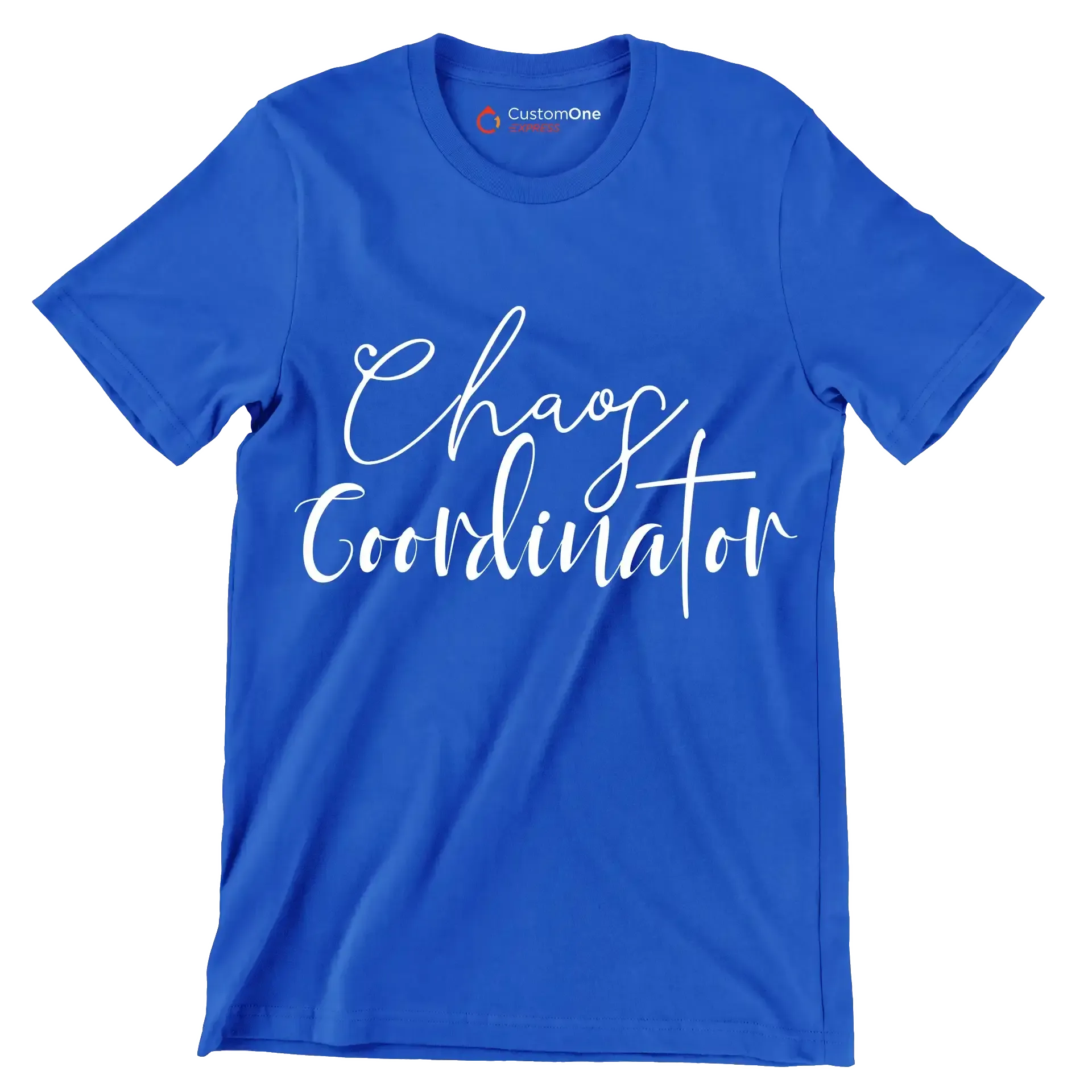 Chaos coordinator - Sarcasm Themed T-Shirt-Blue-S-Custom One Express