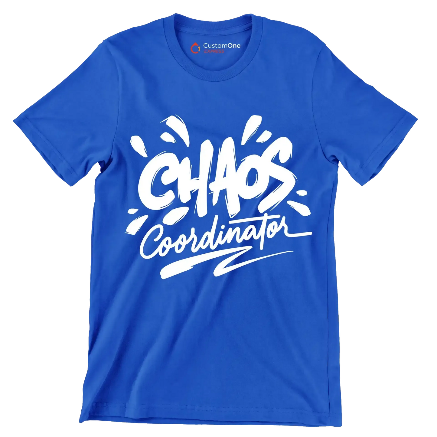 Chaos coordinator - Sarcasm Themed T-Shirt-Blue-S-Custom One Express