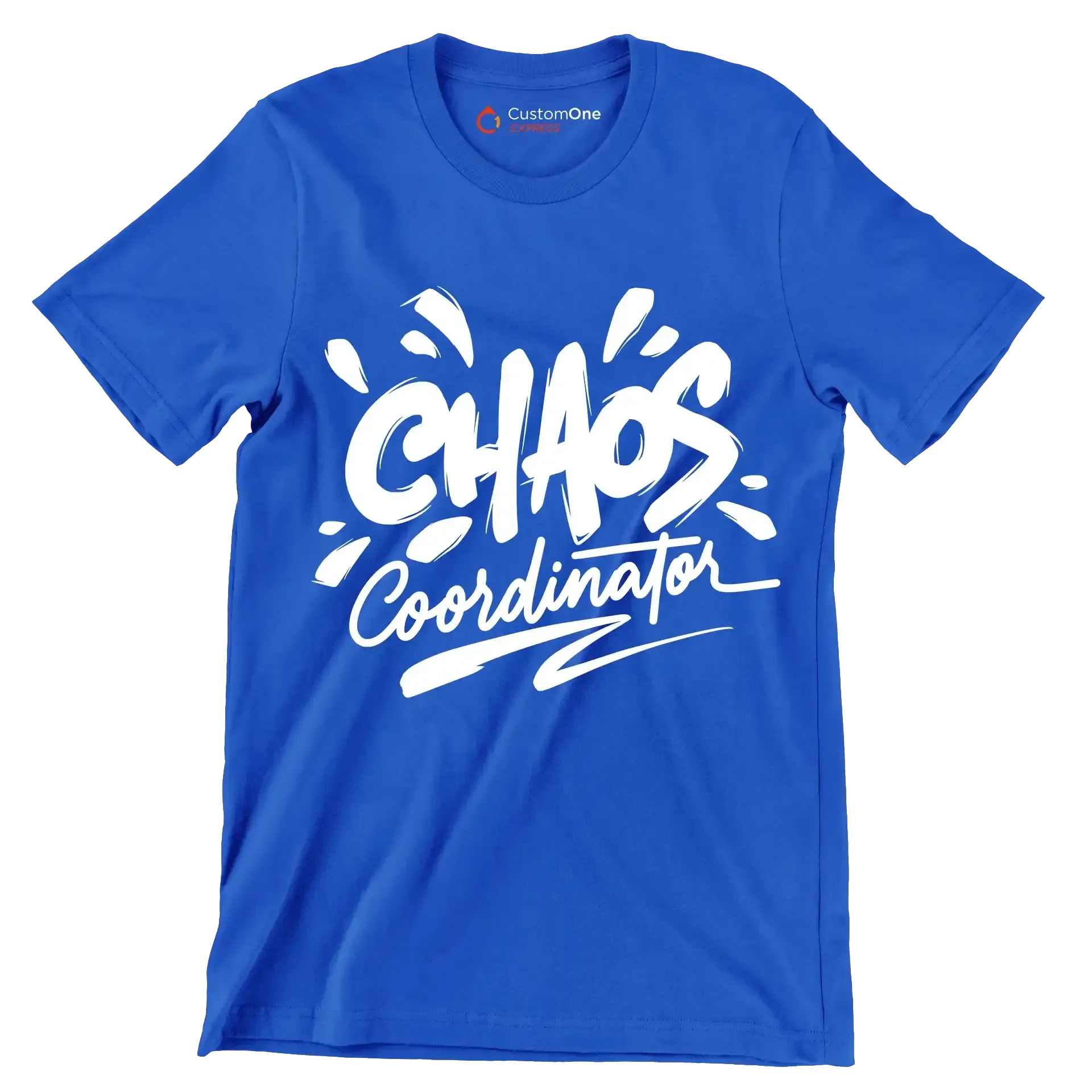 Chaos coordinator - Sarcasm Themed T-Shirt-Blue-S-Custom One Express