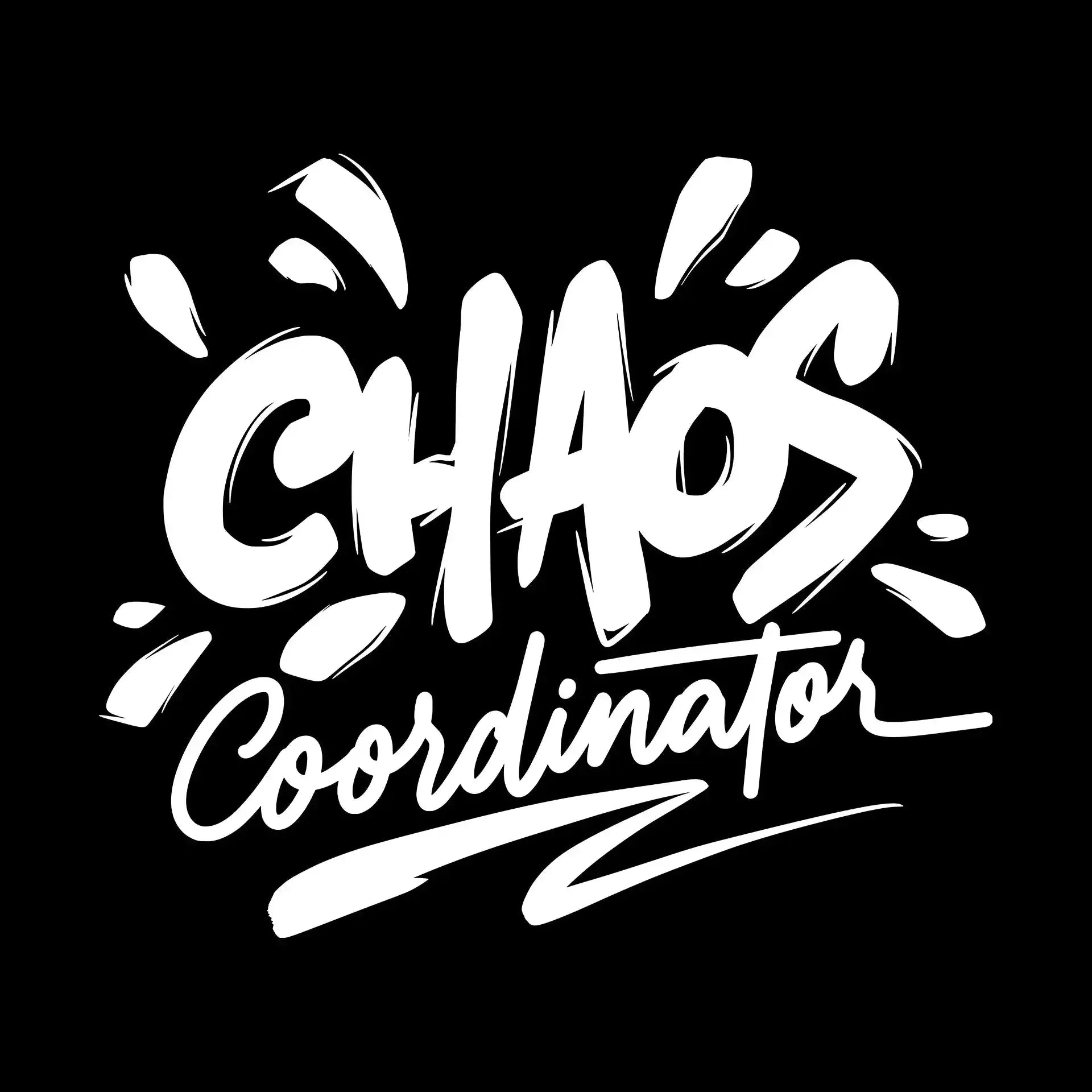 Chaos coordinator - Sarcasm Themed T-Shirt-Black-S-Custom One Express