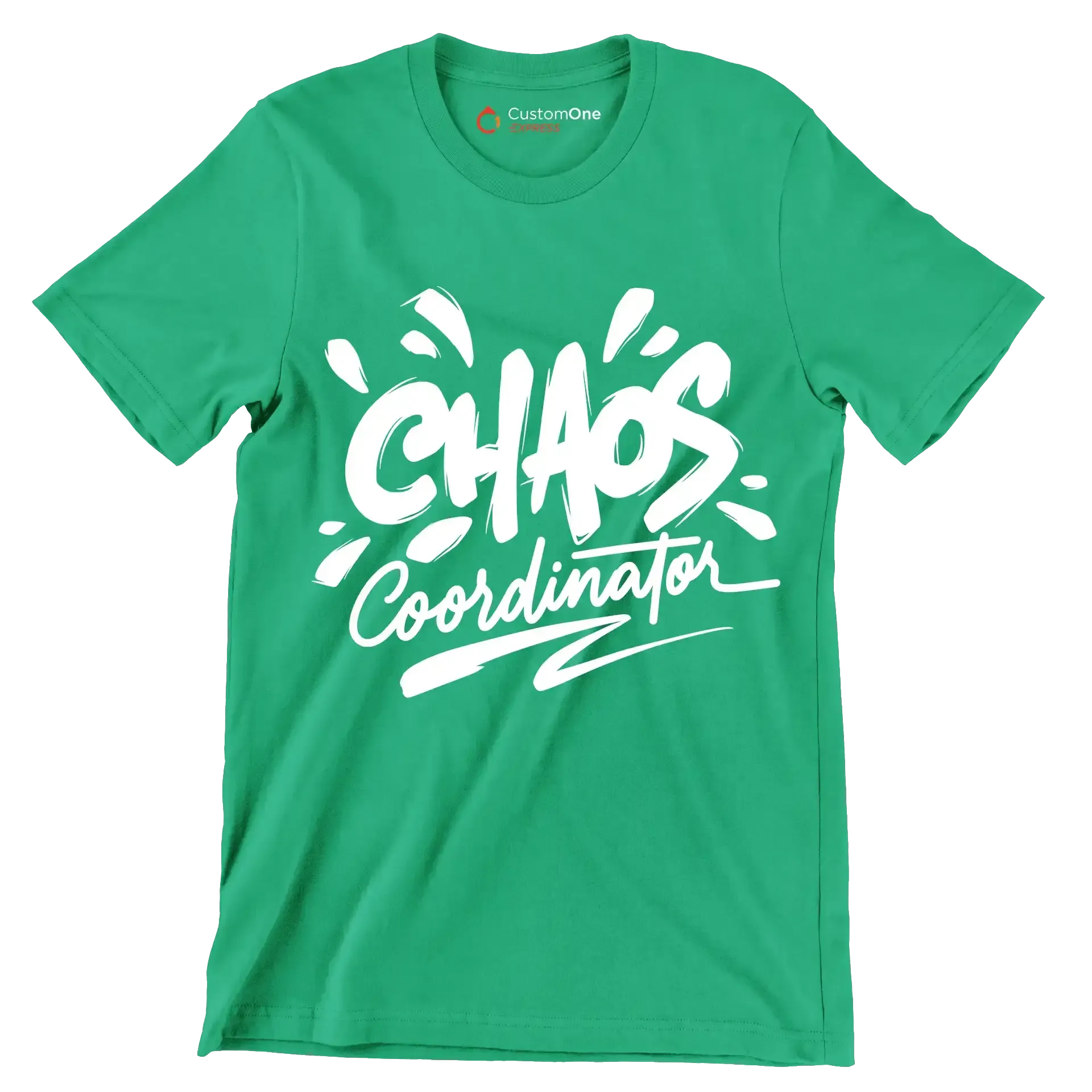 Chaos coordinator - Sarcasm Themed T-Shirt-Green-S-Custom One Express