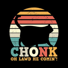 Chonk Cat Scale Meme - Cat Themed T-Shirt-Black-S-Custom One Express