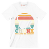 Chonk Cat Scale Meme - Cat Themed T-Shirt-White-S-Custom One Express