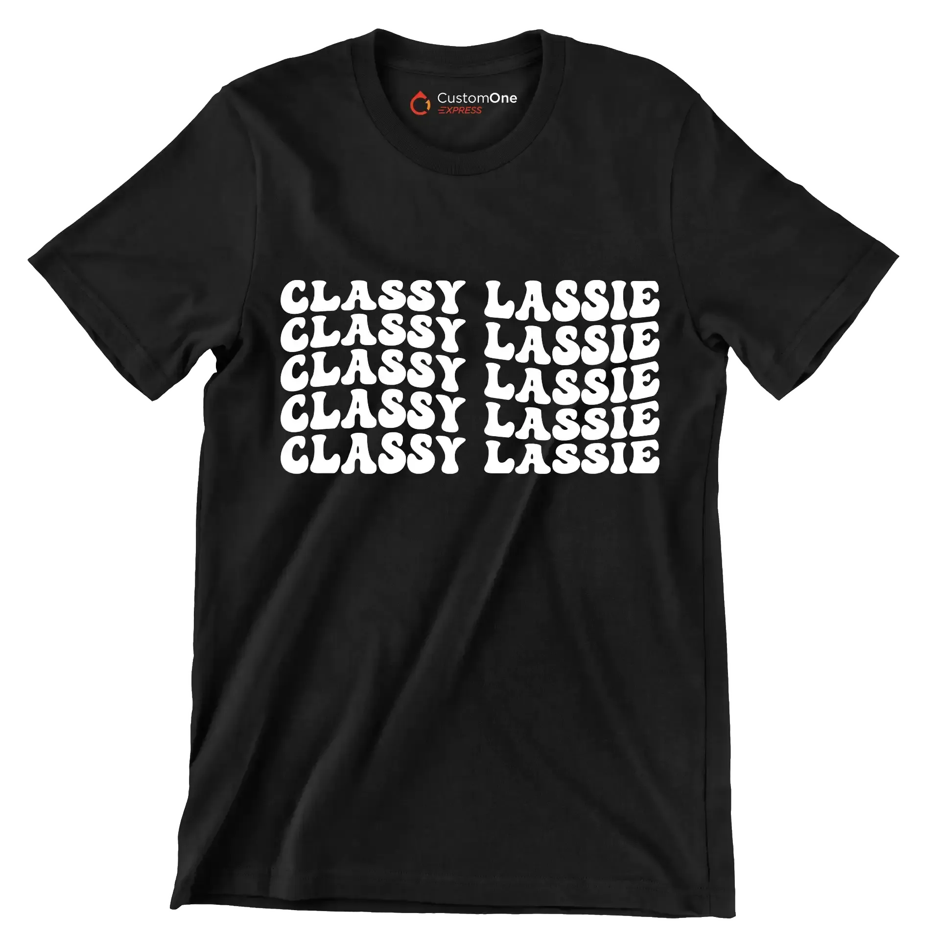 Classy Lassie - St. Patrick's Day T-Shirt-Black-S-Custom One Express