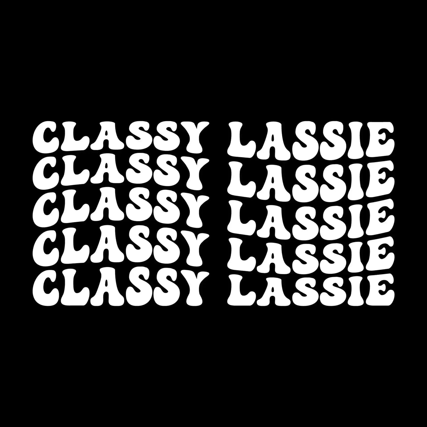 Classy Lassie - St. Patrick's Day T-Shirt-Black-S-Custom One Express