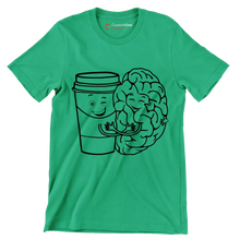 Coffee Mind - Coffee Themed T-Shirt-Green-S-Custom One Express