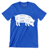 Compassion Kindness Life Love Feelings Friendship Joy Mercy Truth - Vegan Themed T-Shirt-Blue-S-Custom One Express