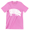 Compassion Kindness Life Love Feelings Friendship Joy Mercy Truth - Vegan Themed T-Shirt-Pink-S-Custom One Express