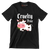 Cruelty free - Vegan Themed T-Shirt-Black-S-Custom One Express