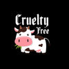 Cruelty free - Vegan Themed T-Shirt-Black-S-Custom One Express