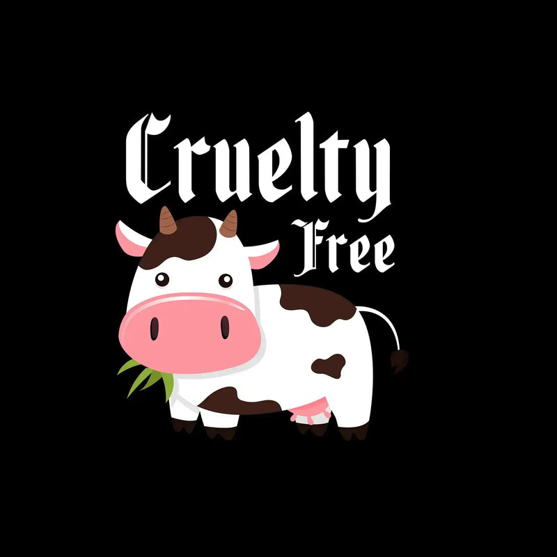 Cruelty free - Vegan Themed T-Shirt-Black-S-Custom One Express