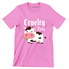 Cruelty free - Vegan Themed T-Shirt-Pink-S-Custom One Express