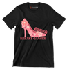 Crush Breast Cancer - Breast Cancer Awareness T-Shirt-Black-S-Custom One Express