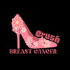 Crush Breast Cancer - Breast Cancer Awareness T-Shirt-Black-S-Custom One Express