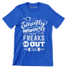 Currently unsupervised i know it freaks me out too but the possibilities are endless - Sarcasm Themed T-Shirt-Blue-S-Custom One Express