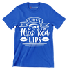 Curvy hips red lips - Sarcasm Themed T-Shirt-Blue-S-Custom One Express