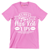 Curvy hips red lips - Sarcasm Themed T-Shirt-Pink-S-Custom One Express