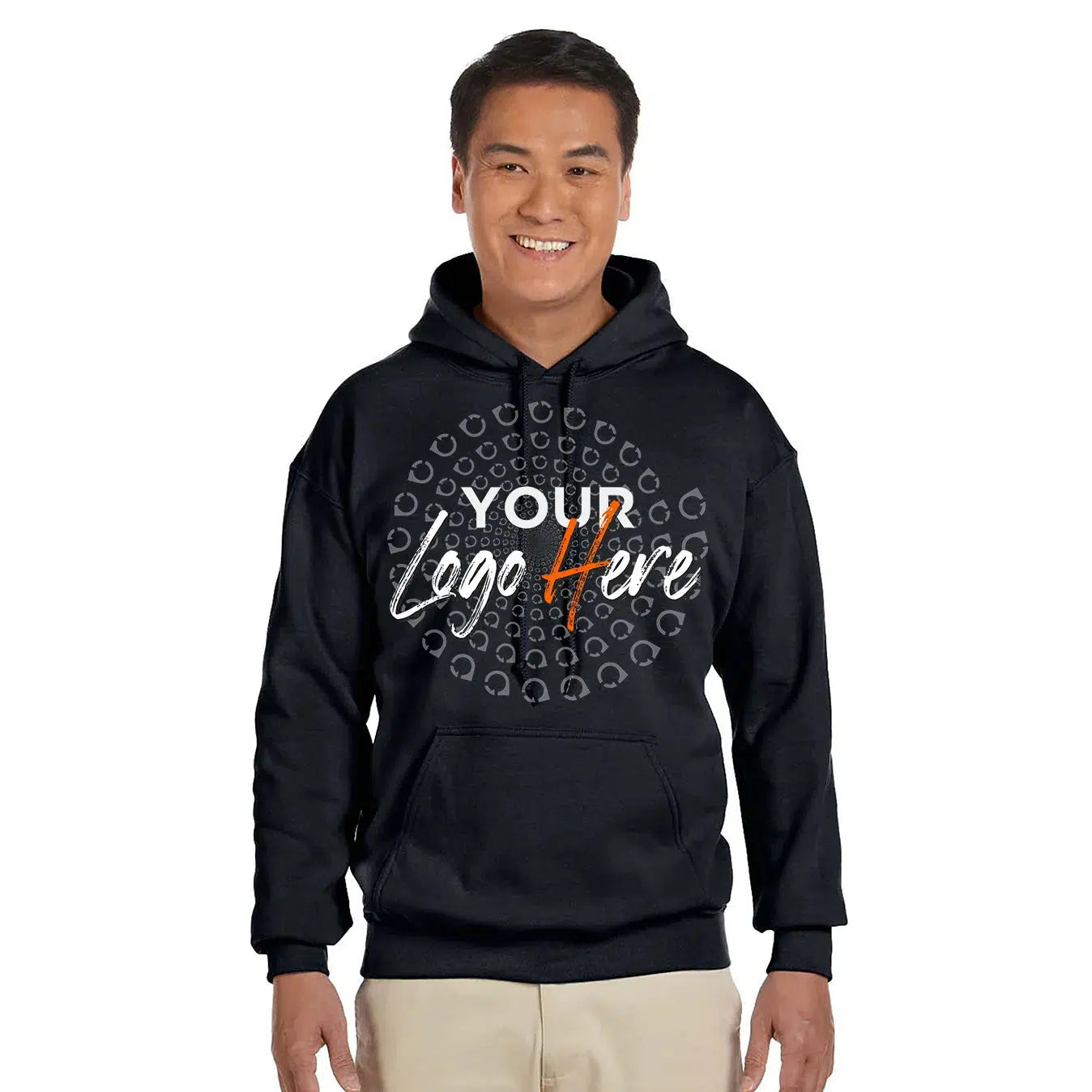 Custom Adult Hooded Sweatshirt - Unisex Gildan G185