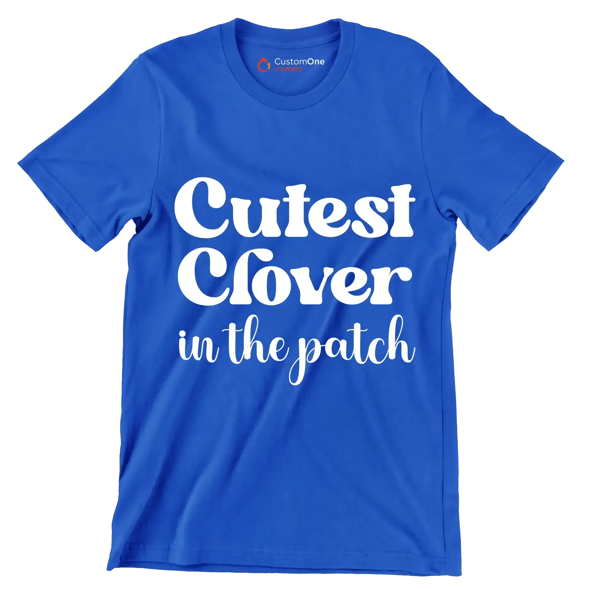 Cutest Clover In The Patch - St. Patrick's Day T-Shirt-Blue-S-Custom One Express