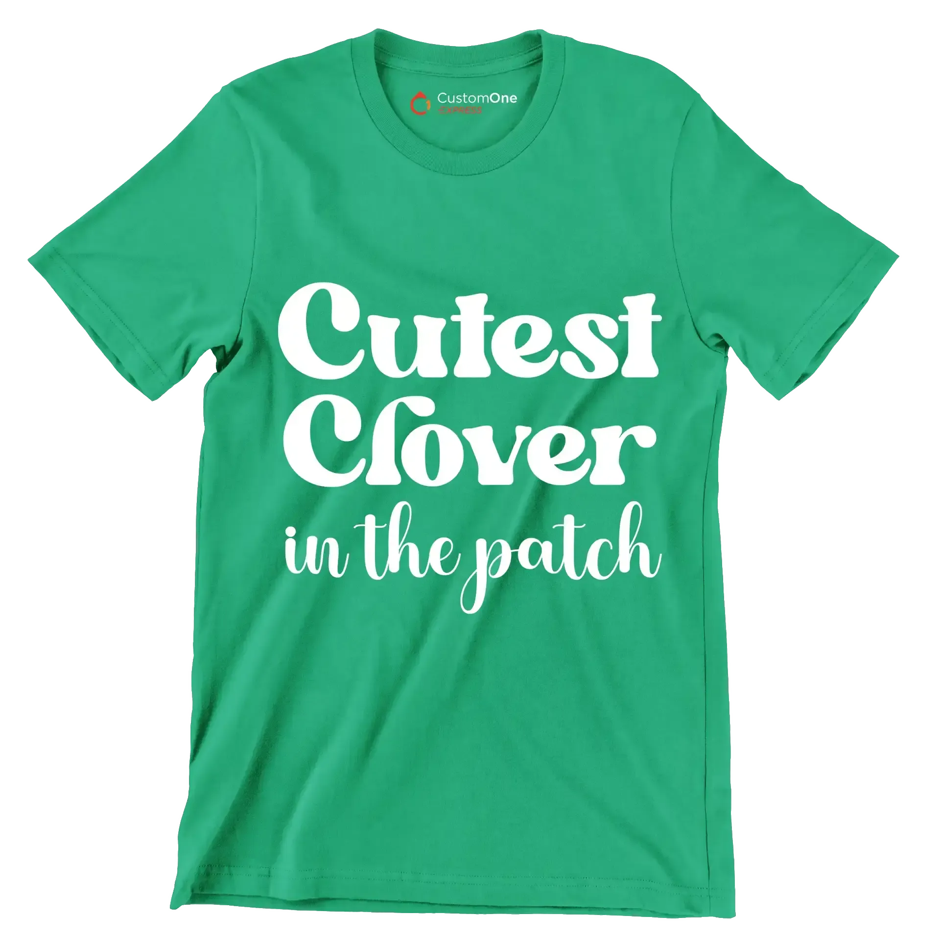 Cutest Clover In The Patch - St. Patrick's Day T-Shirt-Green-S-Custom One Express
