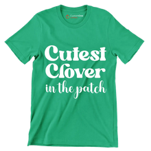 Cutest Clover In The Patch - St. Patrick's Day T-Shirt-Green-S-Custom One Express