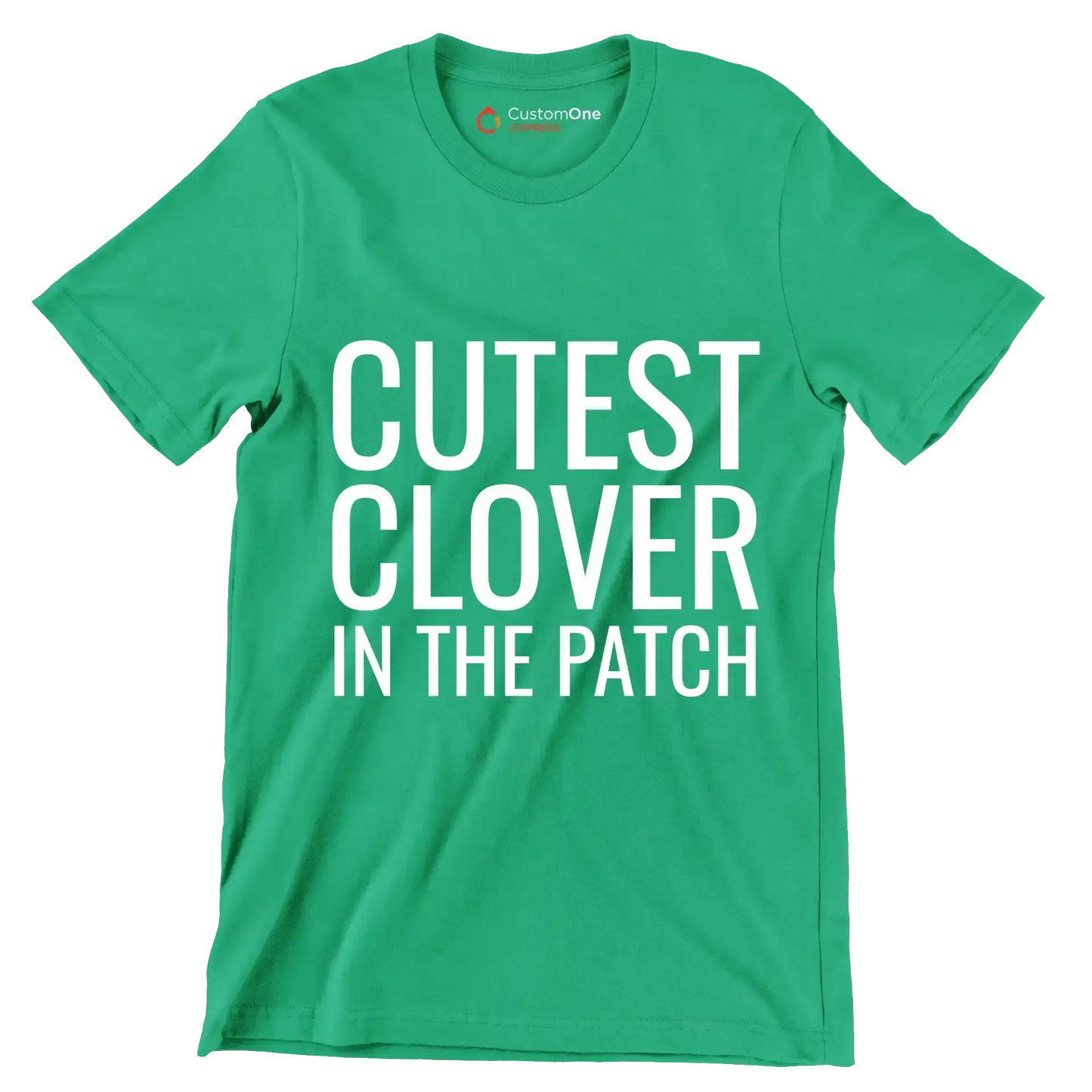 Cutest Clover In The Patch - St. Patrick's Day T-Shirt-Green-S-Custom One Express