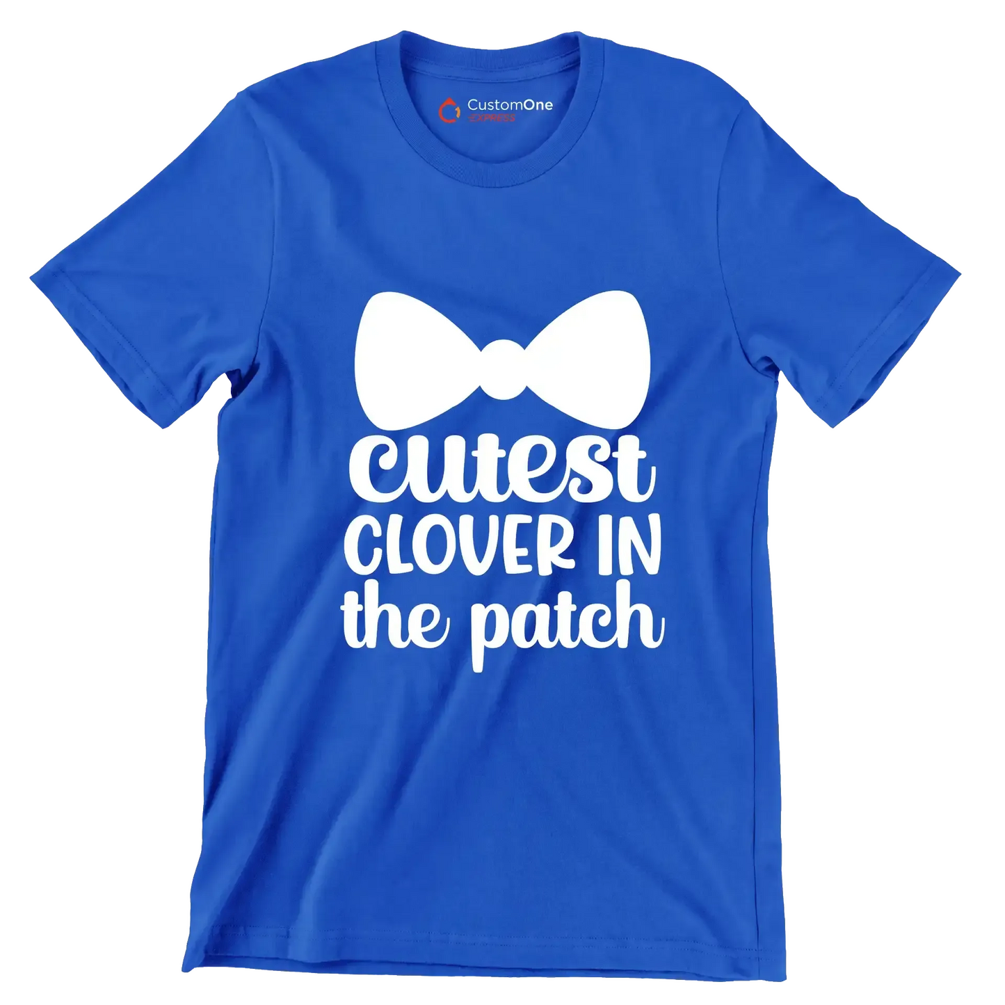 Cutest Clover in the Patch - St. Patrick's Day T-Shirt-Blue-S-Custom One Express