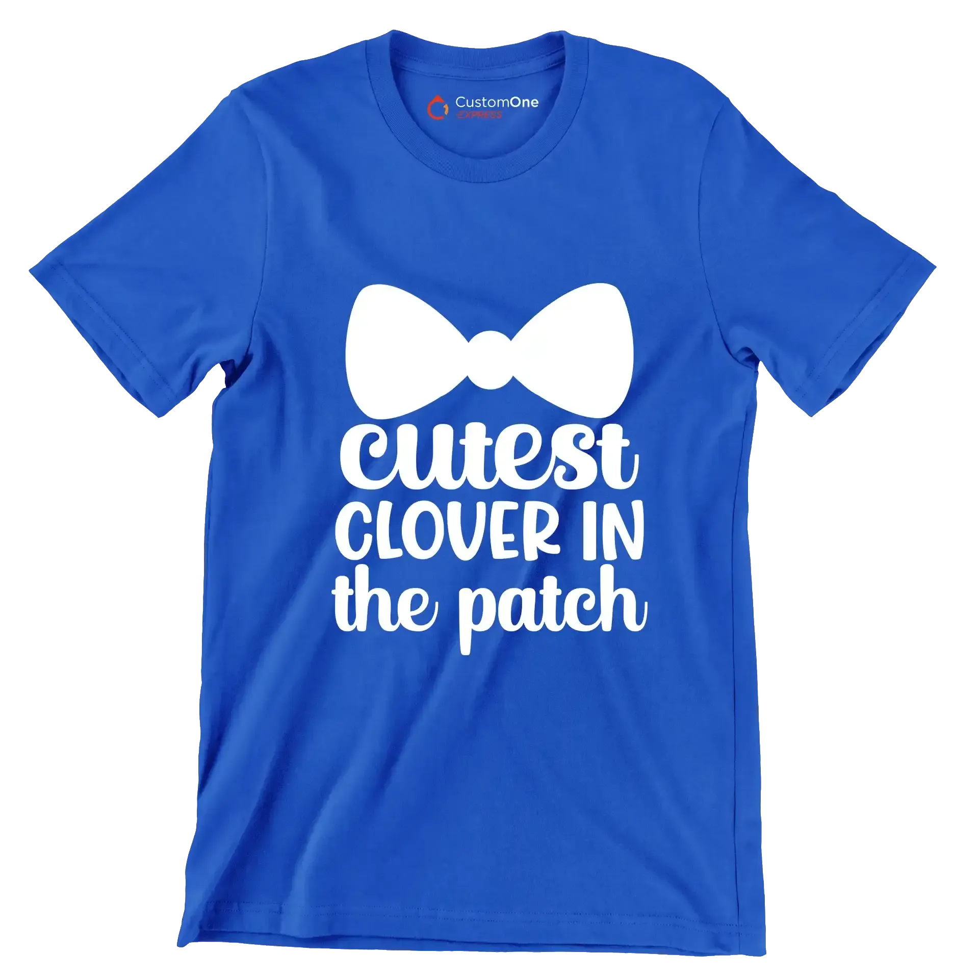 Cutest Clover in the Patch - St. Patrick's Day T-Shirt-Blue-S-Custom One Express