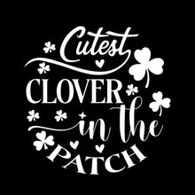 Cutest Clover in the Patch - St. Patrick's Day T-Shirt-Black-S-Custom One Express
