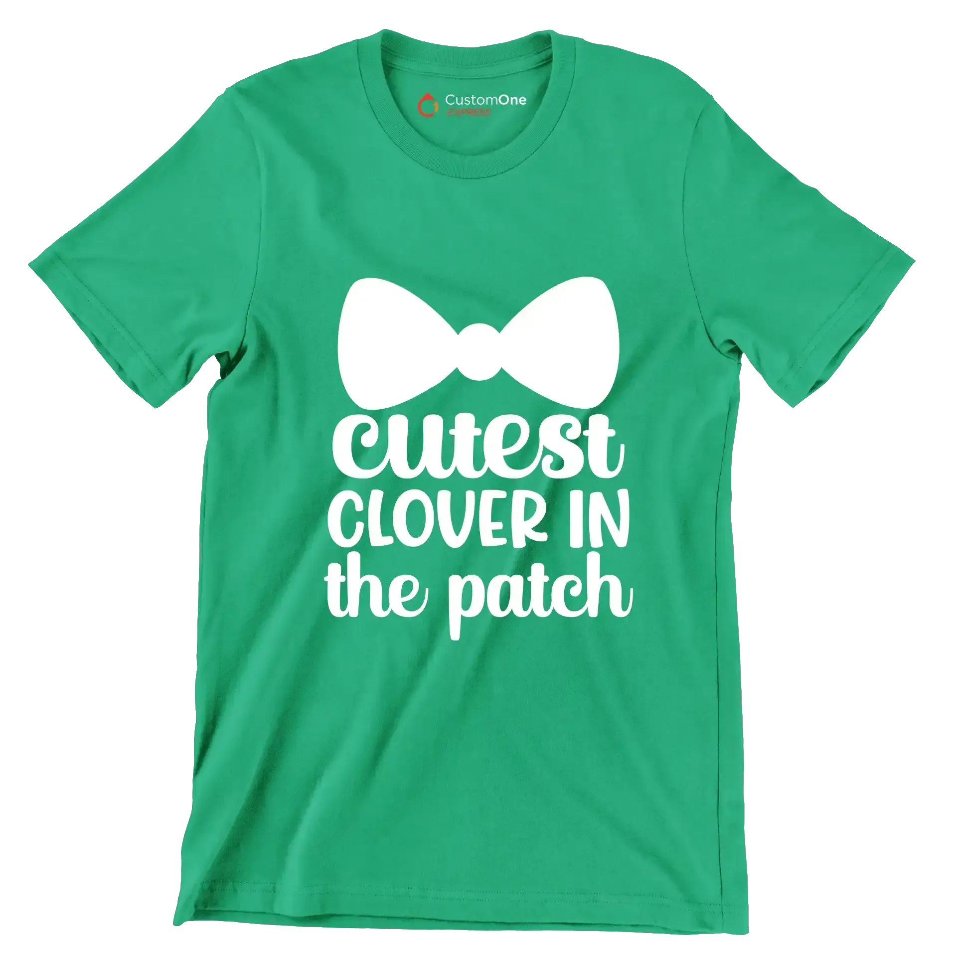 Cutest Clover in the Patch - St. Patrick's Day T-Shirt-Green-S-Custom One Express