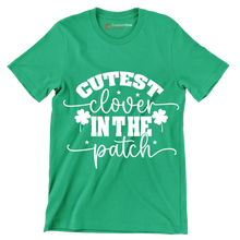 Cutest Clover in the Patch - St. Patrick's Day T-Shirt-Green-S-Custom One Express