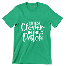 Cutest Clover in the Patch - St. Patrick's Day T-Shirt-Green-S-Custom One Express