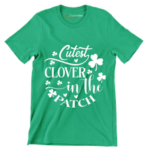 Cutest Clover in the Patch - St. Patrick's Day T-Shirt-Green-S-Custom One Express