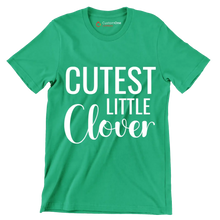 Cutest Little Clover - St. Patrick's Day T-Shirt-Green-S-Custom One Express