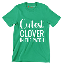Cutest clover in the patch - St. Patrick's Day T-Shirt-Green-S-Custom One Express