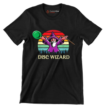 DISC WIZARD - Golf Themed T-Shirt-Black-S-Custom One Express