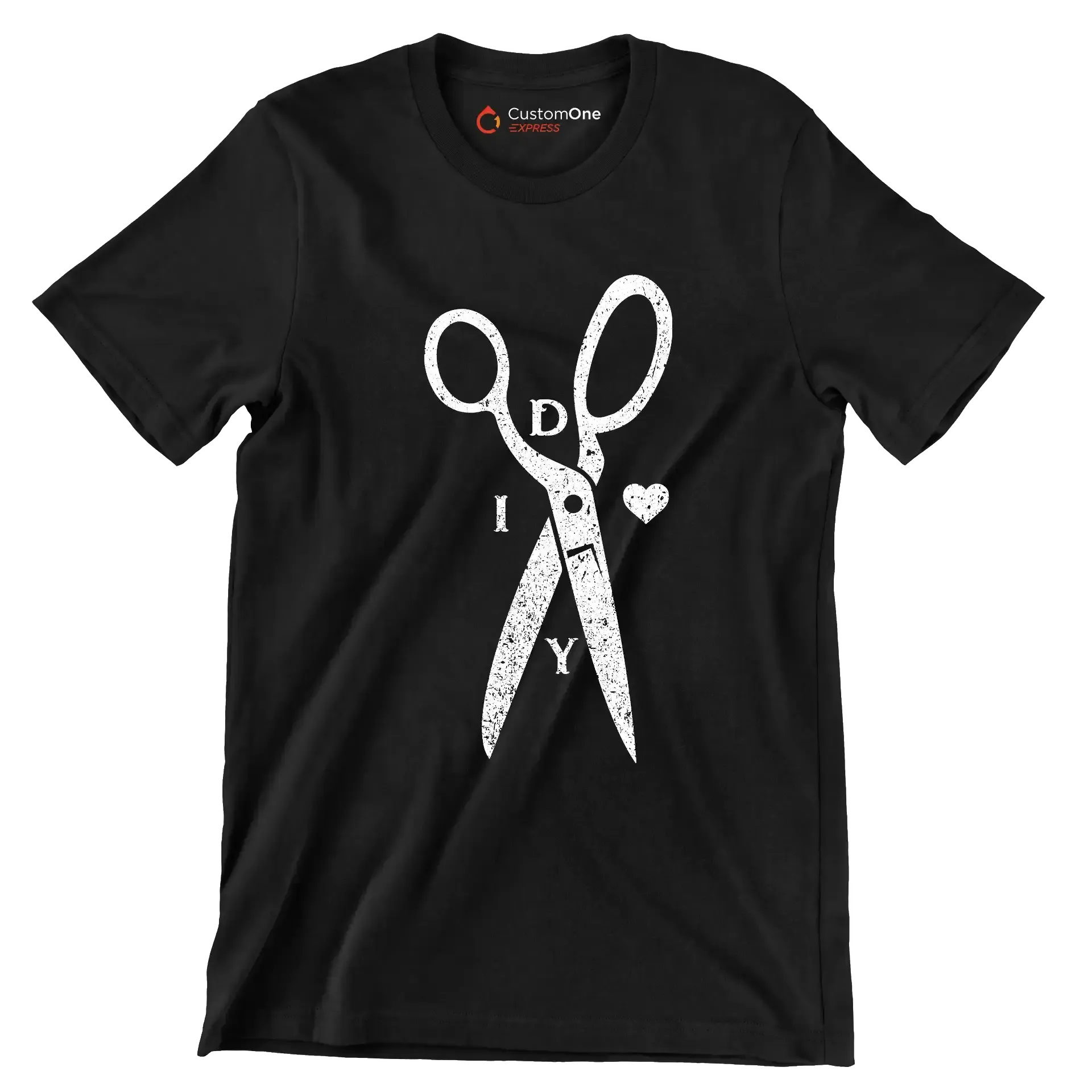DIY - Motivational Themed T-Shirt-Black-S-Custom One Express