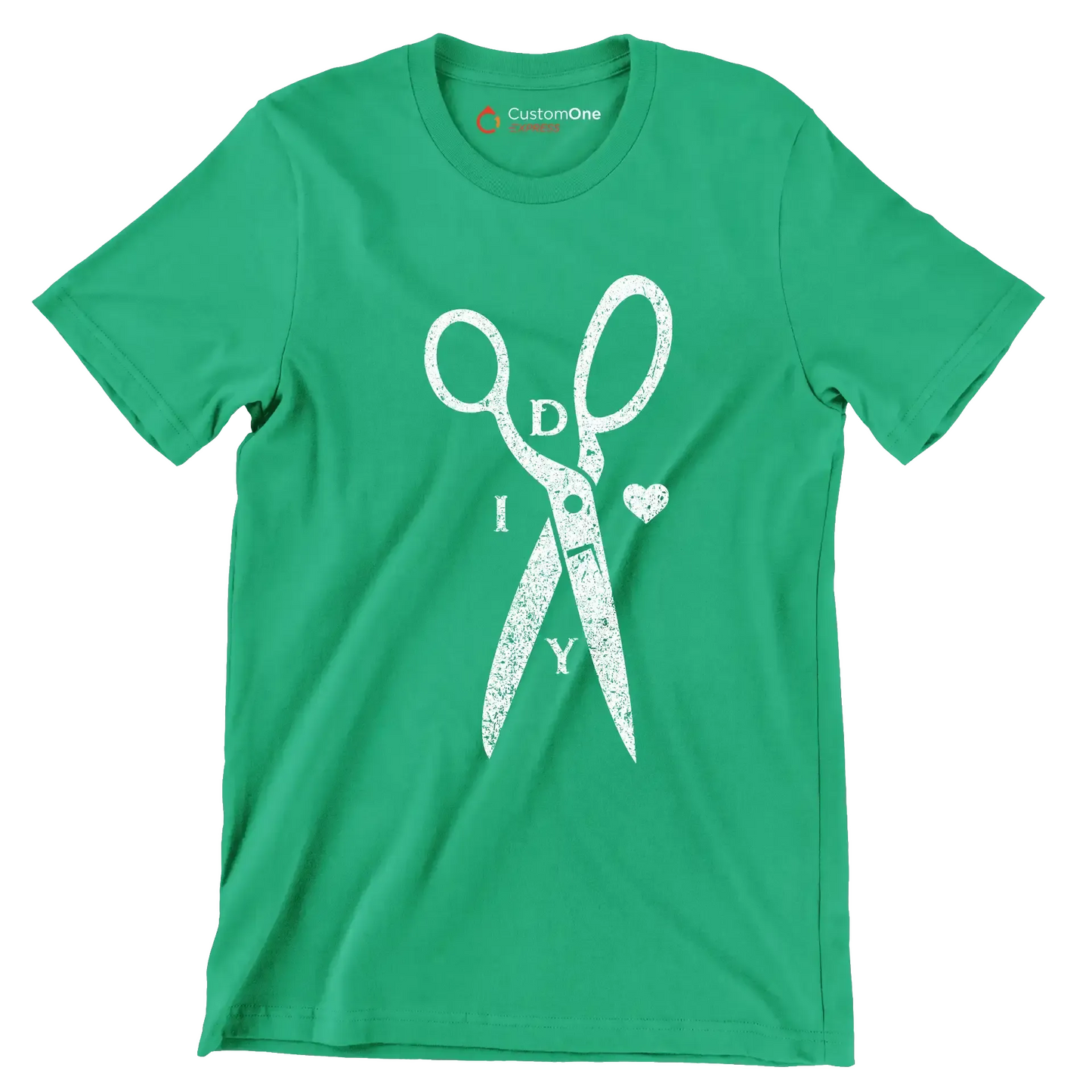 DIY - Motivational Themed T-Shirt-Green-S-Custom One Express