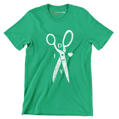 DIY - Motivational Themed T-Shirt-Green-S-Custom One Express