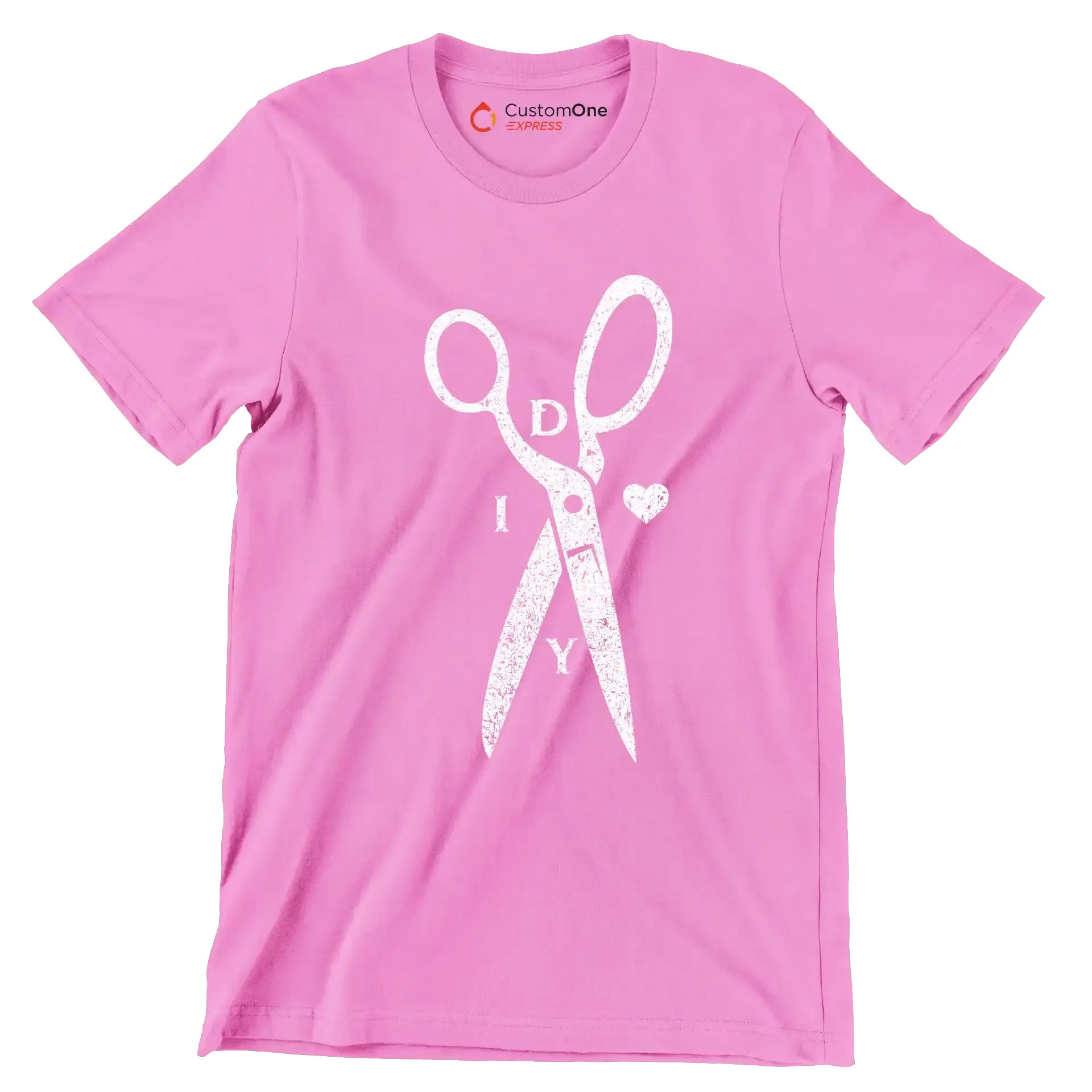 DIY - Motivational Themed T-Shirt-Pink-S-Custom One Express