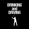 DRINKING and DRIVING - Golf Themed T-Shirt-Black-S-Custom One Express