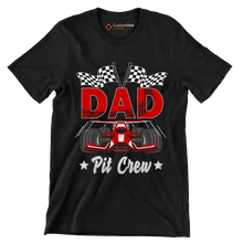 Dad pit crew - Father’s Day T-Shirt-Black-S-Custom One Express