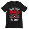 Dad pit crew - Father’s Day T-Shirt-Black-S-Custom One Express